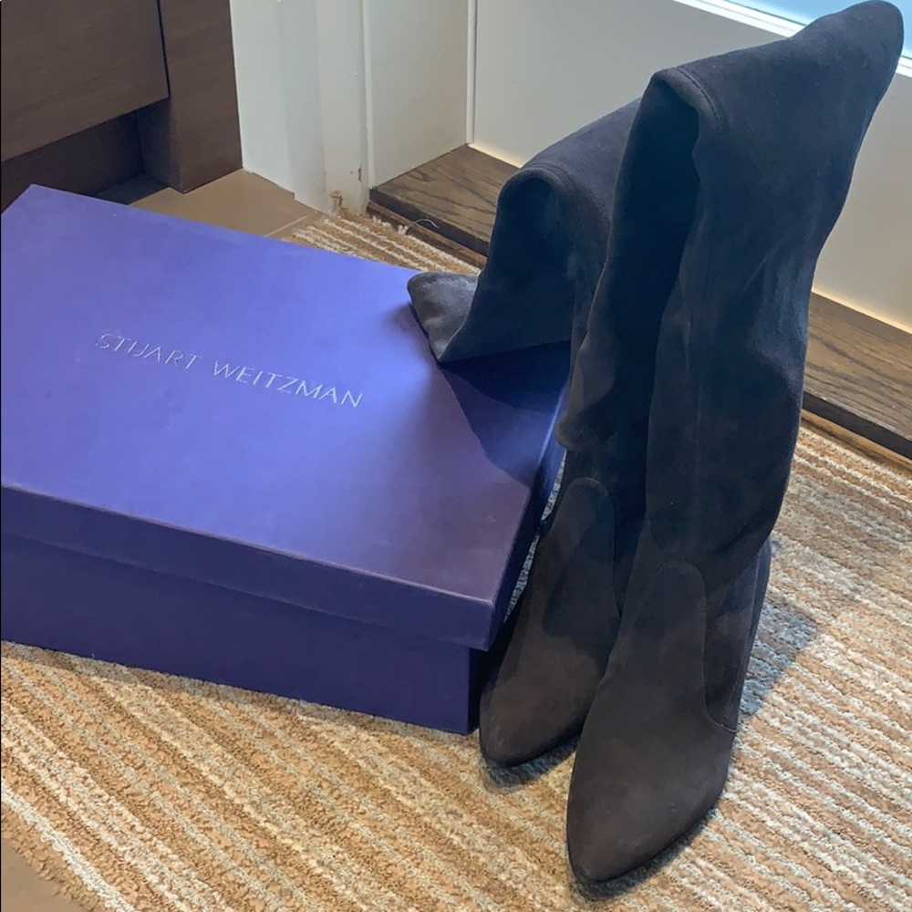 Brand New Stuart Weitzmam Over the Knee Boots